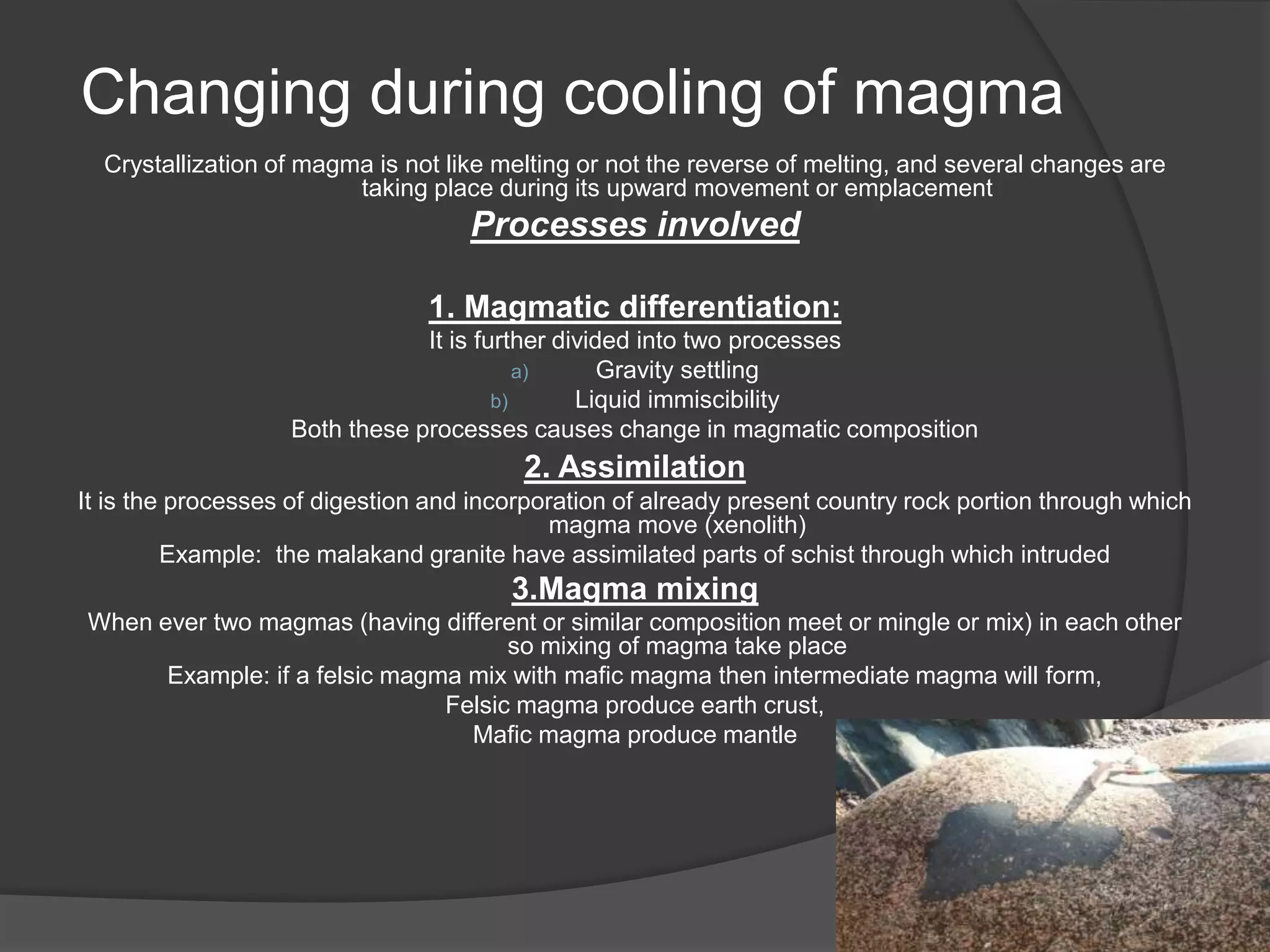 Magma And classification Of Magma by junaidurrehman