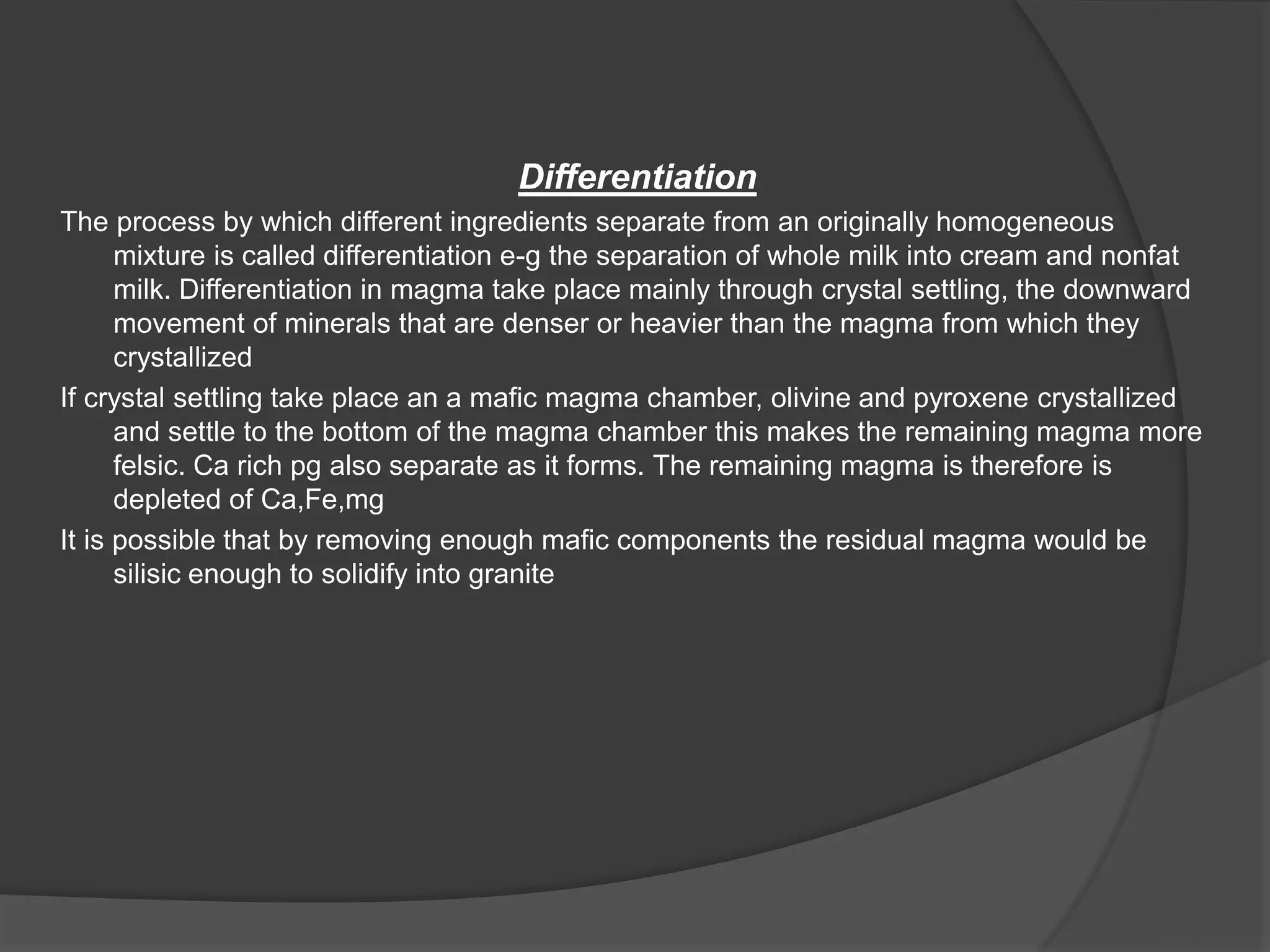 Magma And classification Of Magma by junaidurrehman
