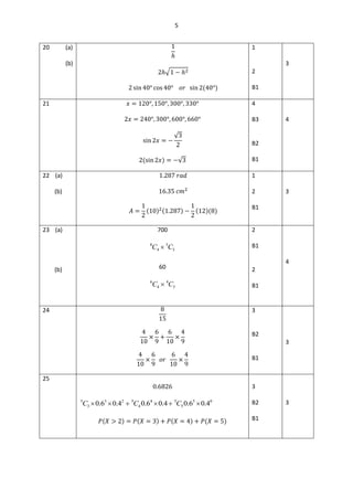 Add Math Spm Formulae Juj pahang 2014 add math spm k1 set 2 skema | PDF