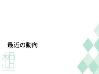 最近の動向
10
 