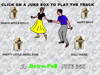 DANCE WITH A DOLLY HAPPY DAYS PRETTY LITTLE ANGEL EYES A JUKE BOX DOLL HOUSE CLICK ON A JUKE BOX TO PLAY THE TRACK 