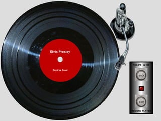 PHILIPS  G 100 RECORD PLAYER EXIT BACK Dont be Cruel 