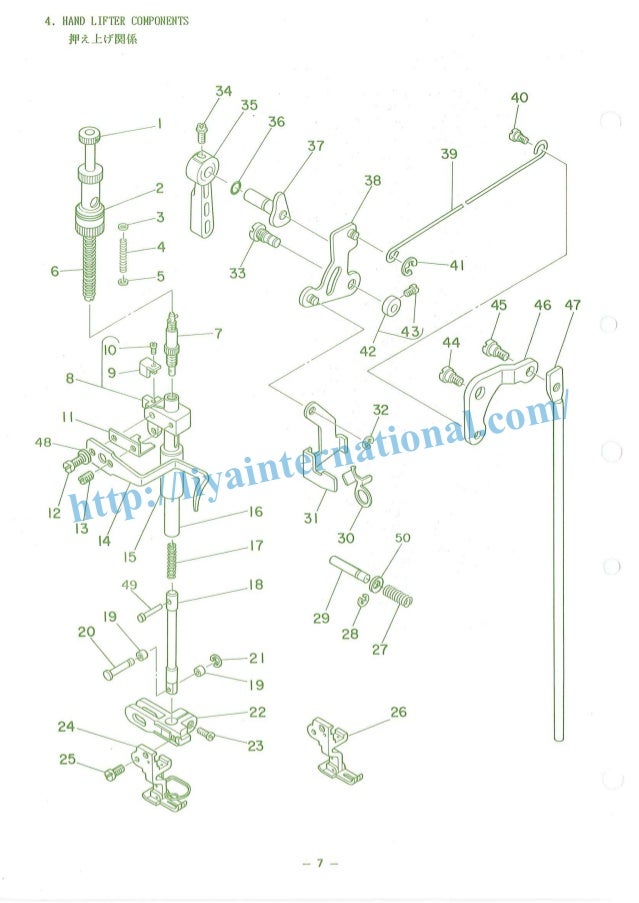 Juki dlu 5490 parts list