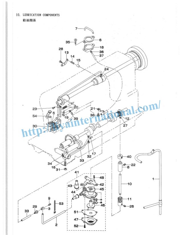 Juki lz 2280,parts list