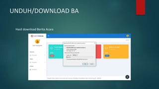 UNDUH/DOWNLOAD BA
Hasil download Berita Acara
 