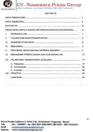 JUKNIS BKKBN