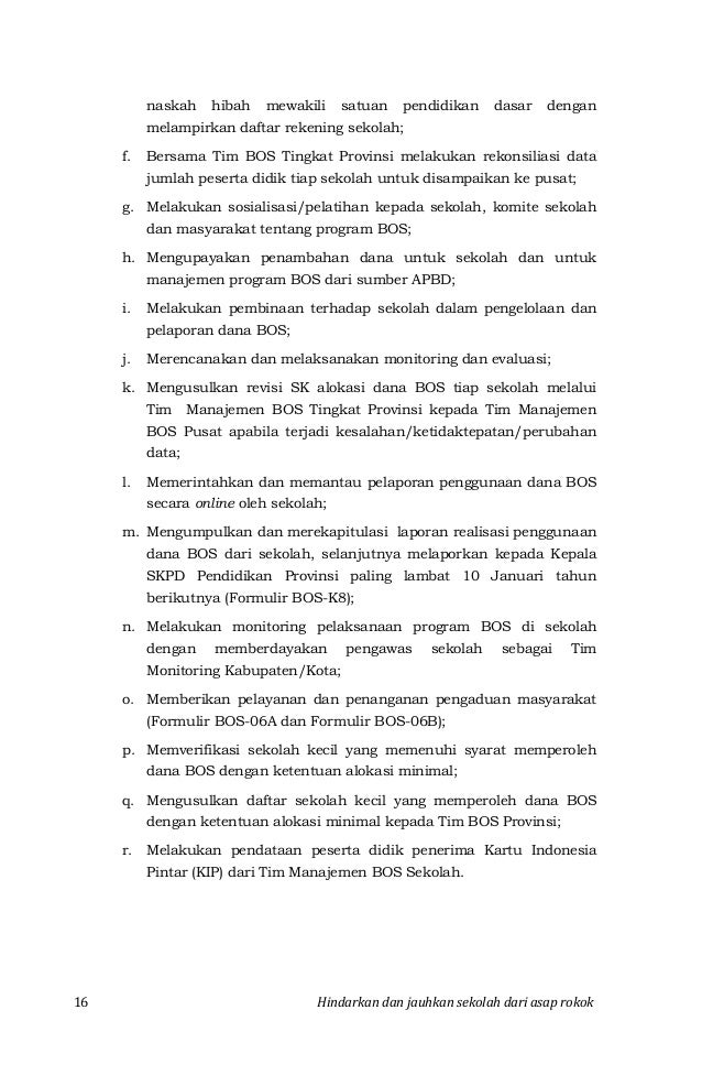 Contoh Surat Pernyataan Sekolah Bebas Asap Rokok