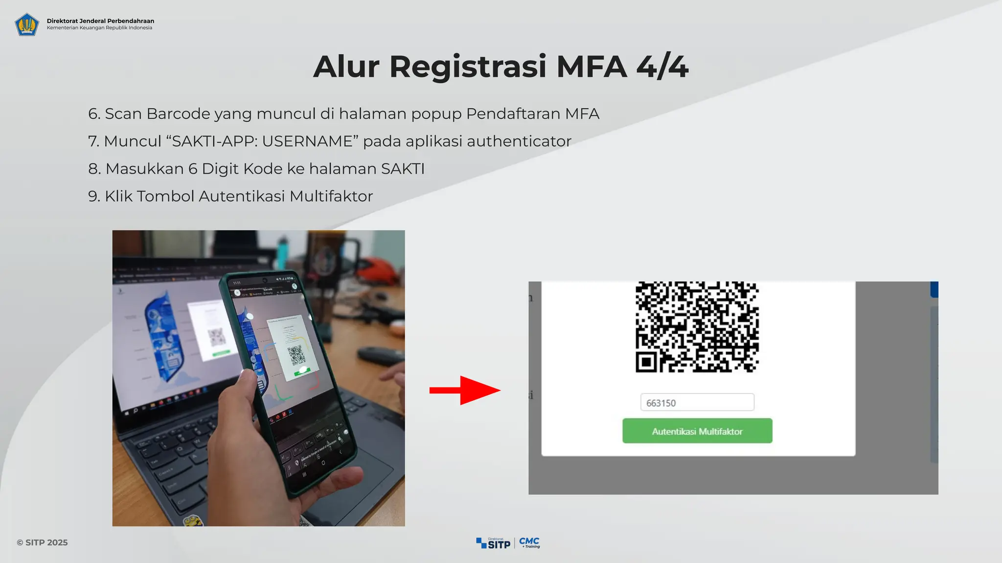 Petunjuk Teknis Multi Factor Authentication Aplikasi Sakti | PDF