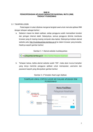 Petunjuk teknis Aplikasi Indikator Nasional Mutu FKTP | PDF