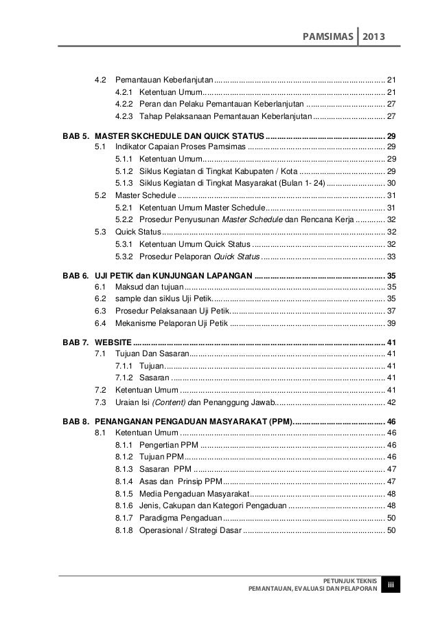 Juknis Pemantauan Evaluasi Dan Pelaporan 2013 Pamsimas