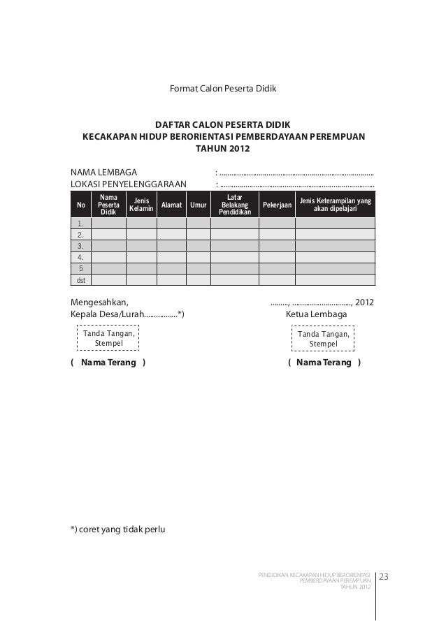 Juknis pembelajaran kecakapan hidup berorientasi 