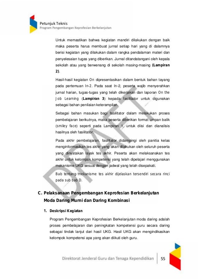 Contoh Laporan On The Job Learning Pengembangan