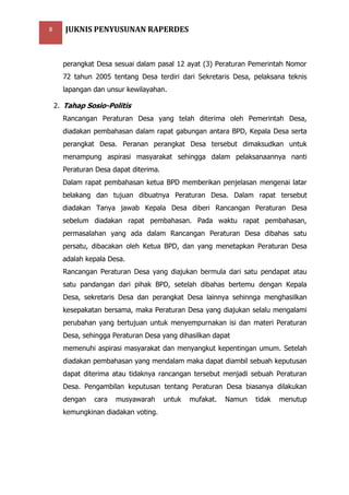 Rancangan Gambar Yang Dibuat Sesuai Gagasan Disebut Juknis Raperdes Pungutan desa