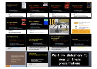 Visit my slideshare to
view all these
presentations
 