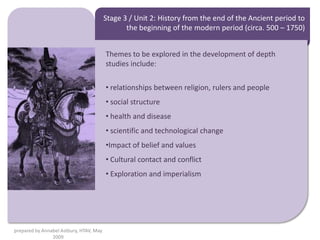 Years 3 - 6: Focus Question 3An examination of: Cultural Practices
