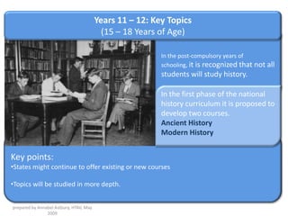 Years 3 - 6: Focus Question 4Past  Events
