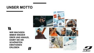 UNSER MOTTO
WIR WACHSEN
IMMER WIEDER
ÜBER UNS HINAUS,
DAMIT SIE DIE
SCHÖNSTEN
EMOTIONEN
ERLEBEN
 