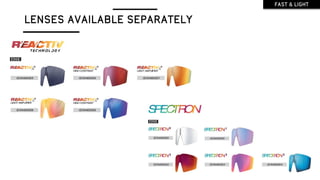 LENSES AVAILABLE SEPARATELY
FAST & LIGHT
 