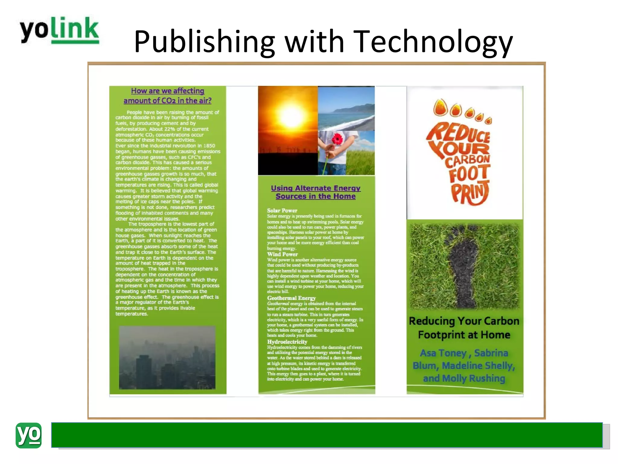 Publishing with Technology 