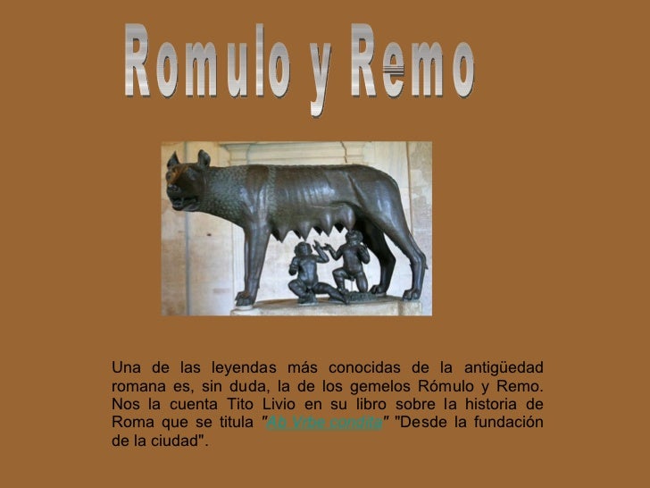 Leyenda de Romulo y Remo