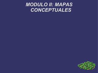 MODULO II: MAPAS CONCEPTUALES 