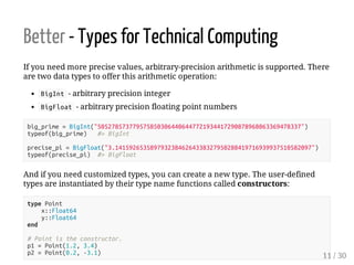 Julia - Easier, Better, Faster, Stronger