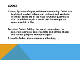Codes and Conventions in A Horror Film | PPTX