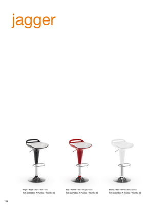 jagger 
Negro / Negre / Black / Noir / Nero Rojo / Vermell / Red / Rouge / Rosso Blanco / Blanc / White / Blanc / Bianco 
Ref: C069S33 • Puntos / Points: 69 Ref: C070S33 • Puntos / Points: 69 Ref: C051S33 • Puntos / Points: 69 
154 
 