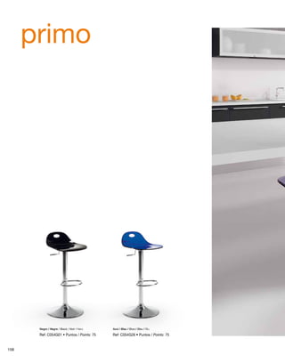 primo 
Negro / Negre / Black / Noir / Nero Azul / Blau / Blue / Bleu / Blu 
Ref: C054G01 • Puntos / Points: 75 Ref: C054G26 • Puntos / Points: 75 
158 
 