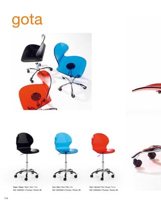 gota 
Negro / Negre / Black / Noir / Nero Azul / Blau / Blue / Bleu / Blu Rojo / Vermell / Red / Rouge / Rosso 
Ref: C055G01 • Puntos / Points: 99 Ref: C055G04 • Ref: C055G26 • Puntos / Points: 99 Puntos / Points: 99 
174 
 