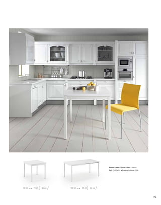 Blanco / Blanc / White / Blanc / Bianco 
Ref: C122M33 • Puntos / Points: 259 
80 cm 75 cm 80 cm 160 cm 75 cm 80 cm 
73 
 