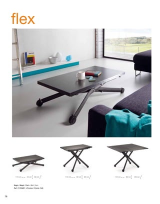 flex 
110 cm 33 cm 60 cm 110 cm 80 cm 60 cm 110 cm 80 cm 120 cm 
Negro / Negre / Black / Noir / Nero 
Ref: C125M01 • Puntos / Points: 349 
76 
 