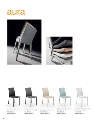 aura 
Ref: C039U01 
Puntos / Points: 75 
Ref: C039U03 
Puntos / Points: 75 
Ref: C039U38 
Puntos / Points: 75 
Ref: C039U27 
Puntos / Points: 75 
Ref: C039U05 
Puntos / Points: 75 
Perla / Perla / Pearl / Perle / Perla 
Blanco Puro / Blanc Pur / Pure White 
Blanc Pur / Bianco Assoluto 
Azul Claro / Blau Clar / Light Blue 
Negro / Negre / Black / Noir / Nero Gris / Gris / Grey / Gris / Grigio Bleu Clair / Blu Chiaro 
96 
 