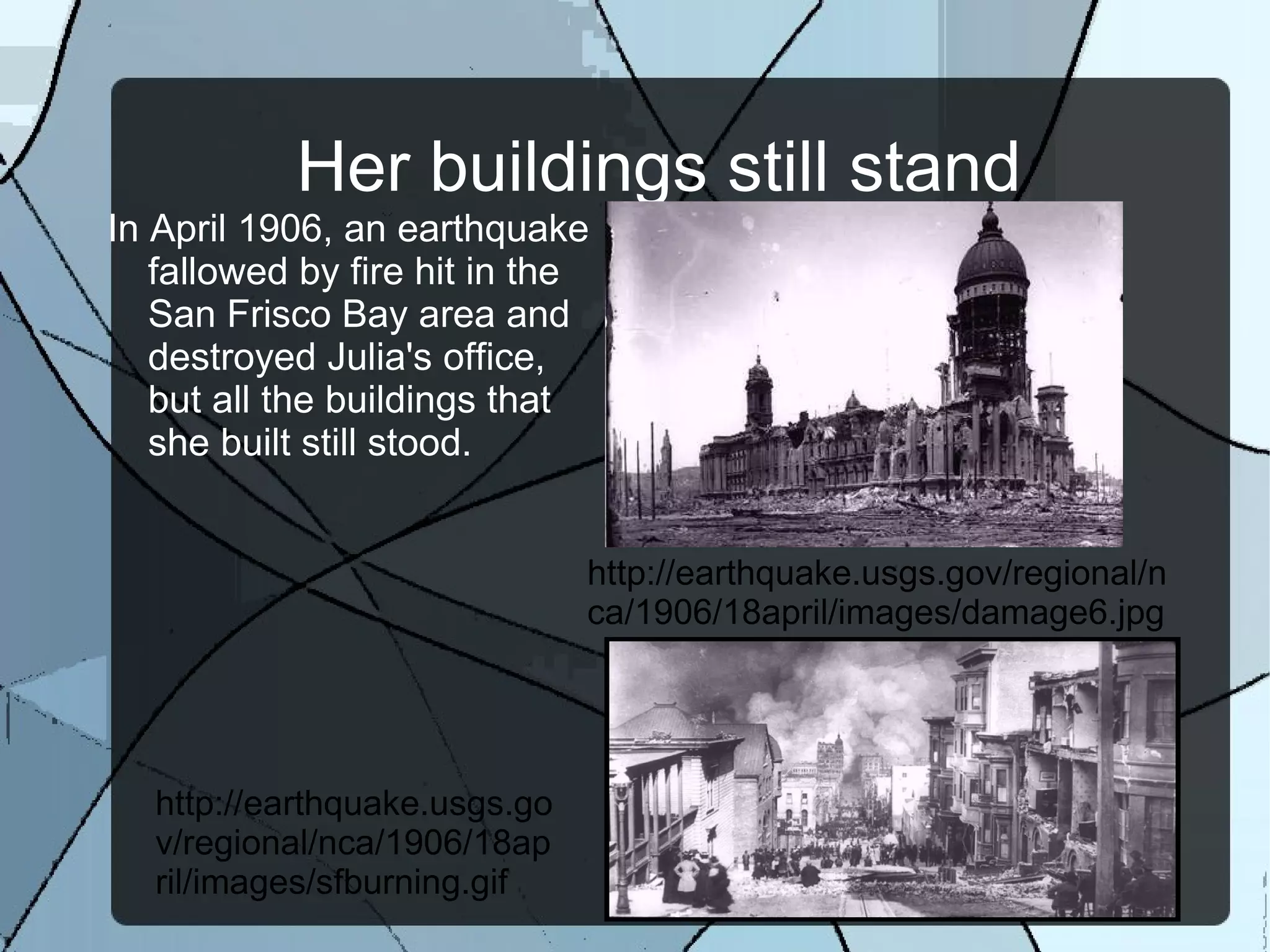 She graduated in 1895 and then went back to work with her cousin Pierre. 