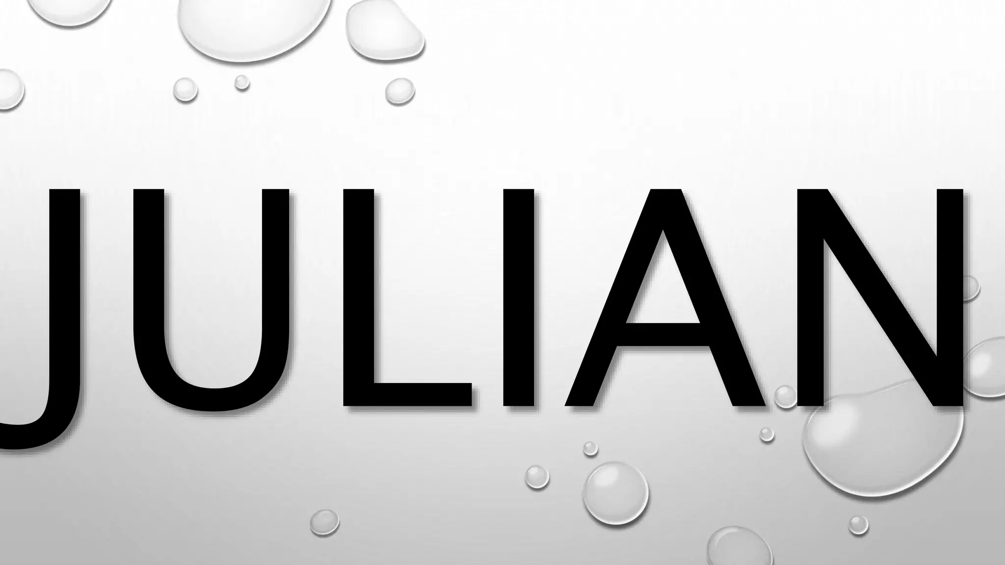 Julian PPT julian-ppt