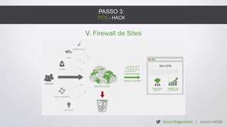 PASSO 3:
PÓS - HACK
V. Firewall de Sites
 