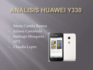 • María Camila Ramos
• Juliana Castañeda
• Santiago Mosquera
• 10°2
• Claudia Lopéz
 