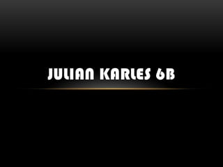 JULIAN KARLES 6B
 