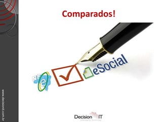www.decisionit.com.br
Comparados!
 