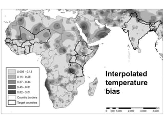 Interpolated
temperature
bias
 