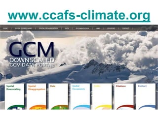 www.ccafs-climate.org
 
