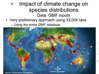 Julian R - Evaluating the impact of climate change on global plant biodiversity
