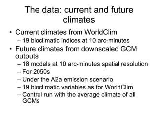 Julian R - Evaluating the impact of climate change on global plant biodiversity