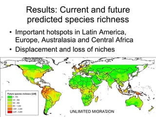 Julian R - Evaluating the impact of climate change on global plant biodiversity