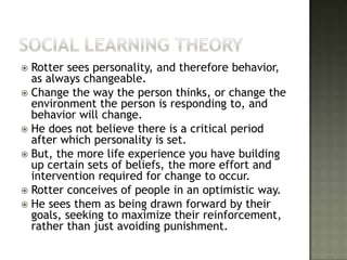Julian rotter social cognitive theory new arrivals