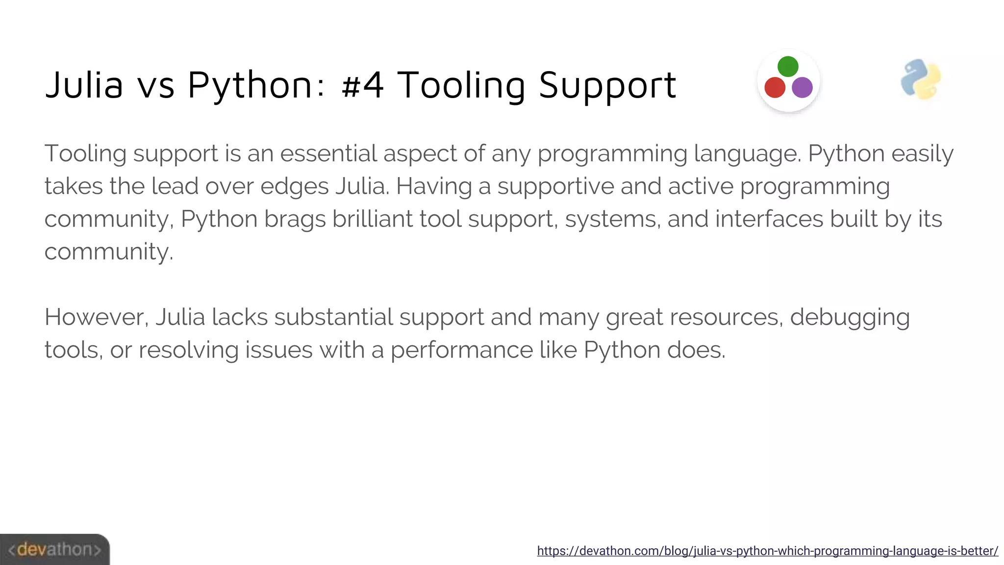 Julia vs Python 2020 | PPTX