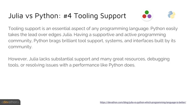 Julia vs Python 2020 | PPT