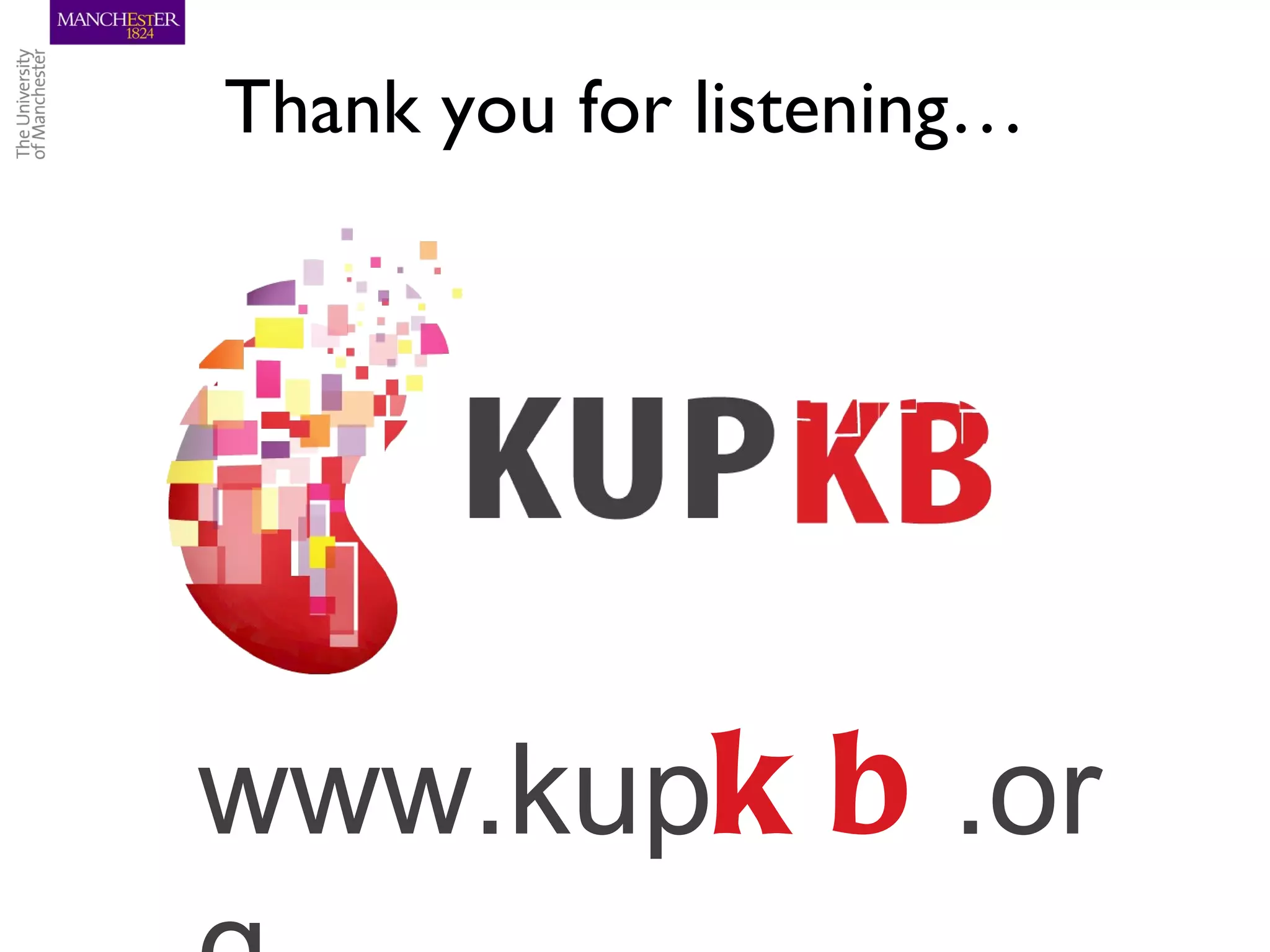 Thank you for listening…




www.kupk b .or
 