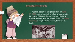 ELPIDIO QUIRINO'S LIFE AND LEGACY BEFORE HE WAS PRESIDENT | PPTX