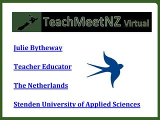 Julie Bytheway
Teacher Educator
The Netherlands
Stenden University of Applied Sciences
 